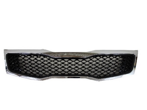 Решетка радиатора (черная+хром) Kia Optima 2014 по н.в./ K5 partID:3930qw - Автоаксессуары и тюнинг