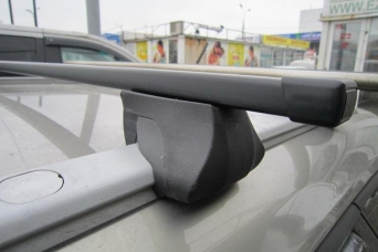 Багажник Hyundai Palisade на интегрированные рейлинги Integra прямоугольные дуги