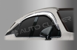 Хромированные дефлекторы из 6 частей с продолжением на форточки Lexus RX 2015