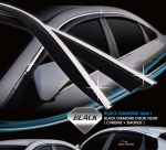 Дефлекторы с хромированной вставкой 6 шт. Hyundai Grandeur ig 2020 - 2021