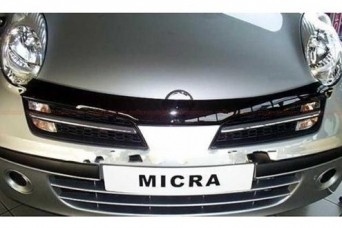 Дефлектор капота Nissan Micra K13 2010-2013 egr
