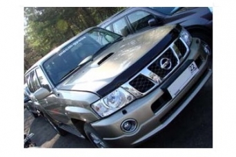Дефлектор капота Nissan Patrol Y61 2004-2010 sim