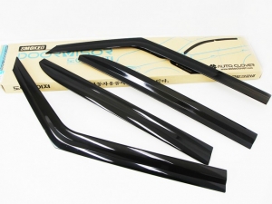 Дефлекторы боковых окон черные для Kia Soul 2014 по н.в.  - Автоаксессуары и тюнинг