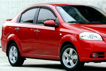 Дефлекторы боковых окон Chevrolet Aveo седан 2006-2011