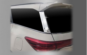 Toyota FORTUNER 2016-21 хромированные накладки на стойки задние - Автоаксессуары и тюнинг