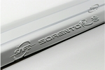 хром ветровики Киа  Соренто 2 Kia Sorento 2010 - 2020 дефлекторы хромированные