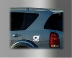 хромированная накладка на дверце топливного бака СсангЙонг Рекстон с 2001 на все поколения по наши дни partID:9566qw