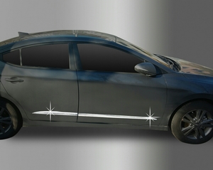 Hyundai Elantra 2016  год на новую модель молдинги на двери - Автоаксессуары и тюнинг