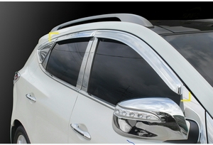 Hyundai Ix35 хромированные дефлекторы на окна 4шт partID:6365qw - Автоаксессуары и тюнинг