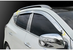 Hyundai Ix35 хромированные дефлекторы на окна 4шт