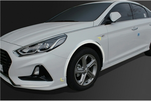 Hyundai Sonata new Rise хромированные расширители арок 8 частей - Автоаксессуары и тюнинг