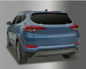 Hyundai Tucson TL хромированные молдинги на заднее стекло - Автоаксессуары и тюнинг