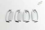 Kia Rio  2005 - 2010 хромированные накладки на ручки дверей