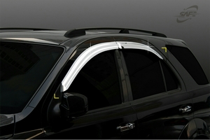 комплект хромированных дефлекторов на окна  Kia Sorento 2002 - 2009 - Автоаксессуары и тюнинг