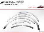 Накладки на колесные арки Chevrolet Cruze Sedan/Hatchback 2011 по 2015 partID:5744gt