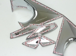 Накладки на кронштейн крепления зеркал хромированные Hyundai Santa Fe DM (2012 по н.в)