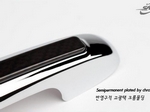 Накладки ручек дверей хром с карбон вставкой Hyundai Elantra HD 2006-2011/Hyundai i30 (2007-2012) CV / Kia Cerato 2008-20012/ Kia Soul 2009-2013