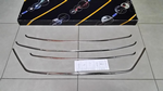 Стальные накладки на решетку радиатора (4 элемента) Hyundai ix35 2009-