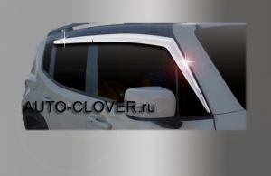 Дефлекторы хомированные на боковые окна Jeep Renegade - Автоаксессуары и тюнинг
