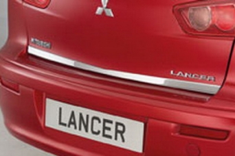 Молдинг крышки багажника Mitsubishi Lancer X нержавеющая сталь