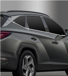 Хромированные молдинги на низ окон 6 шт. Hyundai Tucson NX4