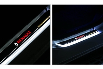 Накладки на пороги Renault Arkana с подсветкой