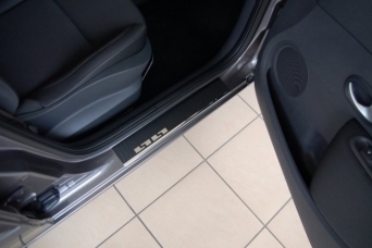 Наклаки на пороги BMW X6 F16 карбон