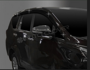 Toyota Innova 2016-2023 дефлекторы 6 шт черные - Автоаксессуары и тюнинг