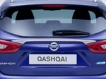 Накладка на крышку багажника над номером  Nissan Qashqai 2014