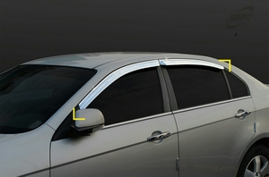 Chevrolet Epica ветровики блестящиеся 4 шт partID:426qw - Автоаксессуары и тюнинг