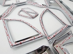 хромированные накладки на панелей салона Honda CR-V 2012 2013 2014 2015