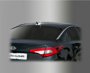 Накладка над номером на крышку багажника нержавейка Hyundai Elantra 2011 по н.в. - Автоаксессуары и тюнинг