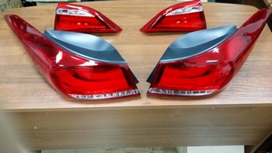 Фонари задние светодиодные BMW style Hyundai Elantra MD / (2011-2013) Avante MD partID:751qw - Автоаксессуары и тюнинг