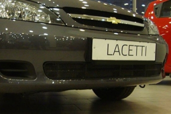 Защита радиатора Chevrolet Lacetti хетчбек в сборе с сеткой