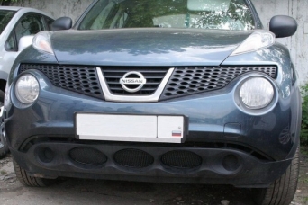 Защита радиатора Nissan Juke I 2010-2014 в сборе с сеткой partID:16854qw