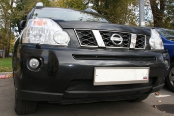 Защита радиатора Nissan X-Trail T31 2007-2010 в сборе с сеткой