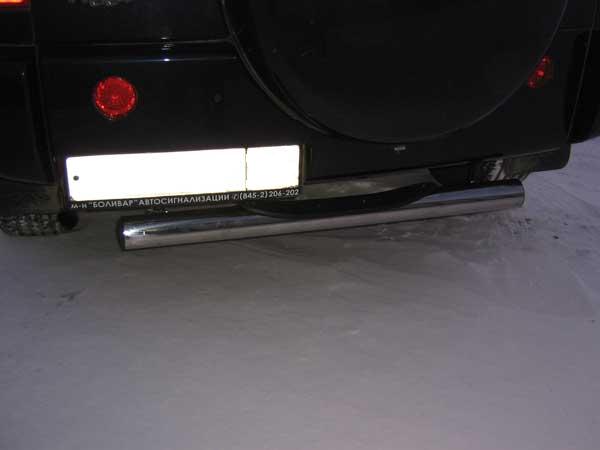 Защита заднего бампера Chery Tiggo 2006 ф76 мм