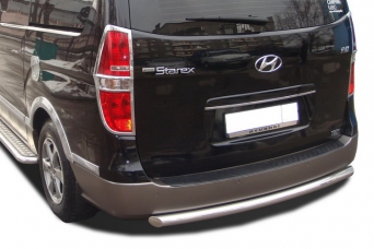 Защита заднего бампера Hyundai Starex H1 диаметр 60 мм
