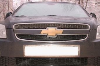 Защиты радиатора Chevrolet Captiva 2006-2011 в сборе с сетками