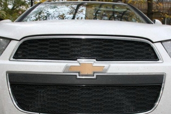 Защиты радиатора Chevrolet Captiva 2011- в сборе с сетками