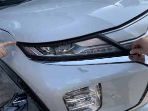 Молдинги передних фар  Mitsubishi  Pajero Sports 2020+ - Автоаксессуары и тюнинг
