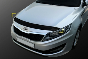 Kia Optima 2010 - 2013  дефлектор на капот - Автоаксессуары и тюнинг