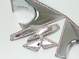 Накладки на кронштейн крепления зеркал хромированные Hyundai Santa Fe DM (2012 по н.в) partID:2911gt