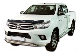 Дефлектор капота Toyota Hilux VIII 2015-2020 ca