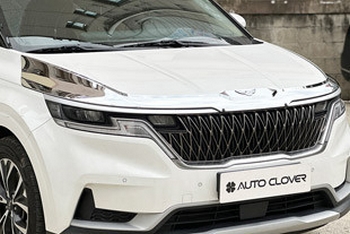 Дефлектор на капот хромированный Autoclover - KIA Carnival IV 2021-2025 - Автоаксессуары и тюнинг