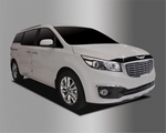 Дефлектор на капот пластиковый Autoclover - KIA Carnival III 2014-2020