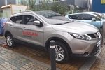 Дефлекторы на окна хромированные (6 элементов) Autoclover - Nissan Qashqai 2014-2021