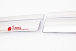Дефлекторы на окна хромированные (6 элементов) Autoclover - Nissan X-Trail (T32) 2014-2021