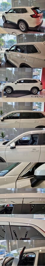 Дефлекторы на окна хромированные (6 элементов) Autoclover - Honda CR-V VI 2023-2025