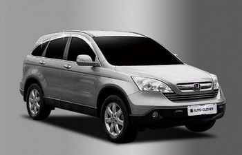 Дефлекторы на окна хромированные Autoclover (6 частей) - Honda CR-V III 2007-2011 C518